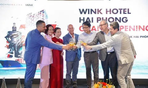 Khai trương Khách sạn Wink Hải Phòng: Trải nghiệm dịch vụ ứng dụng công nghệ và phong cách hiện đại