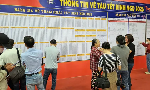 Sau 4 giờ mở bán: Ngành Đường sắt đã ghi nhận doanh thu 44 tỷ đồng từ 22.000 vé tàu Tết