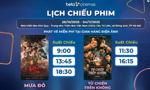 Hội chợ Mùa thu 2025: Trải nghiệm công nghệ đặt vé xem phim miễn phí hiện đại tại Phân khu Ngành Điện ảnh