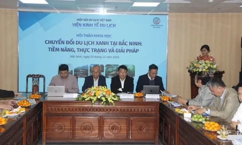 Viện kinh tế du lịch tổ chức Hội thảo khoa học - Chuyển đổi du lịch xanh tại Bắc Ninh: Tiềm năng, thực trạng và giải pháp.