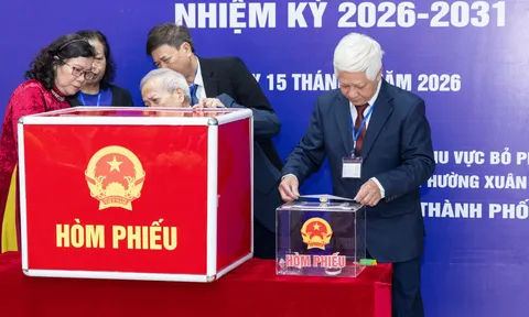 Tính đến 16h, hầu hết các tỉnh, thành phố đã đạt tỷ lệ cử tri đi bầu trên 95%