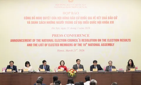 Công bố kết quả bầu cử Quốc hội khóa XVI: Tỷ lệ cử tri tham gia cao kỷ lục, bầu đủ 500 đại biểu