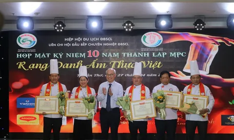Kỷ niệm 10 năm thành lập Liên chi hội Đầu bếp chuyên nghiệp ĐBSCL: Hành trình nâng tầm ẩm thực miền Tây