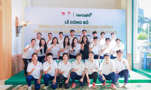 Herbalife Việt Nam tiếp tục tài trợ sản phẩm dinh dưỡng cho các vận động viên xuất sắc Việt Nam năm 2026