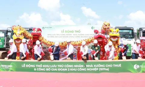 Trần Anh Group công bố kế hoạch Khu công nghiệp Trần Anh – Tân Phú giai đoạn 2, khởi công khu lưu trú công nhân