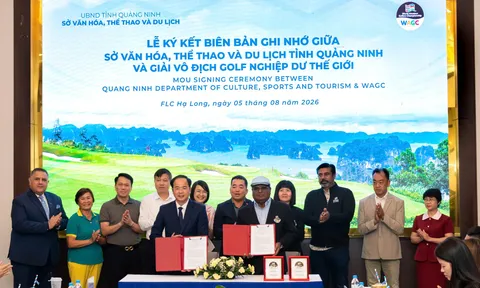 Tỉnh Quảng Ninh, World Amateur Golfers Championship và FLC Group ký kết hợp tác, hướng tới đưa các giải golf quốc tế đến Việt Nam