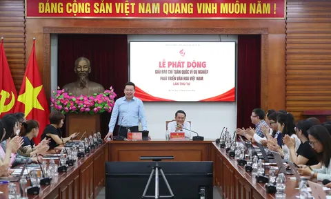 Giải Báo chí toàn quốc “Vì sự nghiệp phát triển Văn hóa Việt Nam” lần thứ Tư nhận tác phẩm đến 5/9