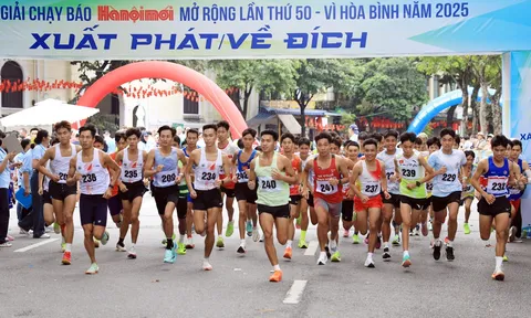 Giải chạy Báo Hànộimới lần thứ 51: Lan tỏa tinh thần “Vì hòa bình” giữa lòng Hà Nội