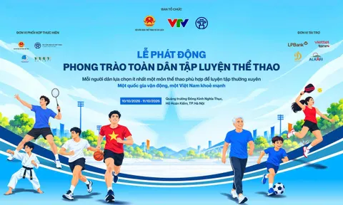 Phát động Phong trào toàn dân tập luyện thể thao: "Một quốc gia vận động, một Việt Nam khỏe mạnh"