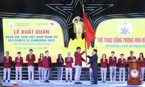Lễ xuất quân của Đoàn thể thao Việt Nam - Nâng cao vị thế thể thao Việt Nam, lan tỏa giá trị văn hóa đất nước.