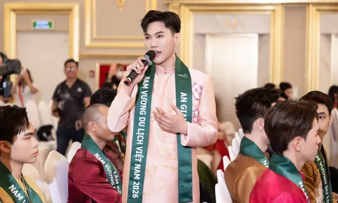 Nam sinh viên ngành du lịch gây chú ý tại Hoa hậu - Nam vương Du lịch Việt Nam 2026