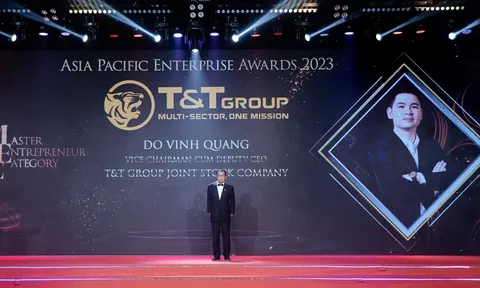 Phó Chủ tịch T&T Group Đỗ Vinh Quang nhận giải Doanh nhân xuất sắc Châu Á 2023