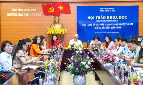 Trường Đại học Hạ Long Hội thảo khoa học về “Thực trạng và giải pháp giáo dục công nghiệp văn hóa trên địa bàn tỉnh Quảng Ninh”