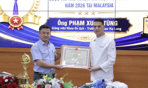Giảng viên Trường Đại học Hạ Long giành Huy chương Vàng tại cuộc thi ẩm thực quốc tế