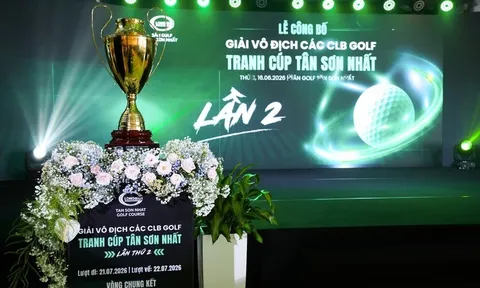 Hơn 10 tỷ đồng giải thưởng tại Giải Vô địch các CLB Golf tranh cúp Tân Sơn Nhất lần 2