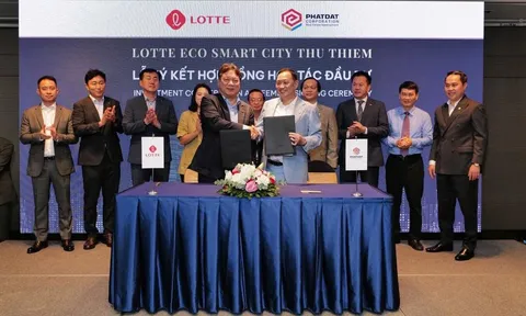 Phát Đạt và Lotte ký hợp tác đầu tư dự án Lotte Eco Smart City Thu Thiem
