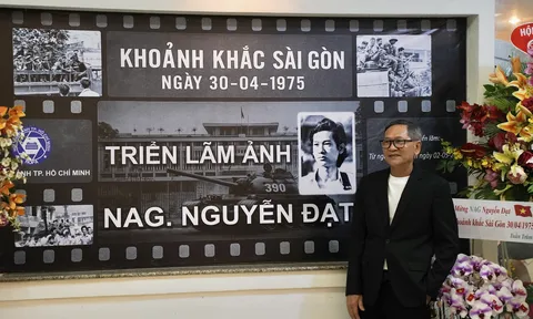 Ôn lại “Khoảnh khắc Sài Gòn ngày 30/4/1975” tại triển lãm của nhiếp ảnh gia Nguyễn Đạt