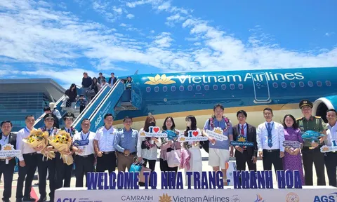 Khánh Hòa tổ chức chào đón chuyến bay từ Busan - Hàn Quốc