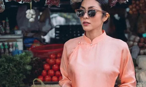 Ngắm Tăng Thanh Hà đẹp nền nã trong thời trang áo dài
