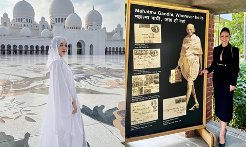 Sao Việt xuất ngoại: Chi Pu khám phá vùng Trung Đông, Jennifer Phạm thăm dinh thự Gandhi Ashram 