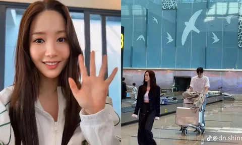 Park Min Young cùng dàn sao phim "Cô đi mà lấy chồng tôi" đang ở Nha Trang