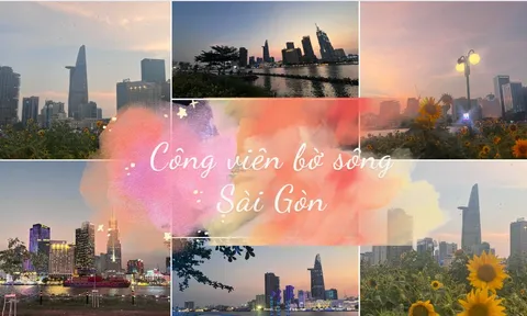 Tọa độ công viên bờ sông Sài Gòn: Từ vẻ đẹp chiều tà đến ánh đèn rực rỡ về đêm