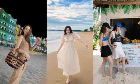 Sao Việt du hí: Minh Hằng đón tuổi mới ở Nha Trang, Yến Trang - Yến Nhi đến đảo mộng mơ Siargao