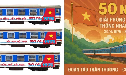 Đoàn tàu Thống Nhất đặc biệt tri ân dịp 30/4: Hành trình lịch sử và hội ngộ ý nghĩa