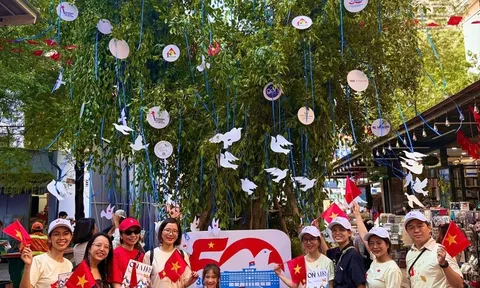 TP.HCM: Ra mắt "Cây Hòa Bình" tại Đường Sách, lan tỏa thông điệp ý nghĩa nhân dịp 50 năm thống nhất đất nước