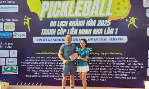 Khánh Hòa sôi động với giải Pickleball Du lịch 2025