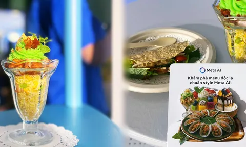 Quán Meta AI: Khi món ăn do AI tạo bước ra đời thực