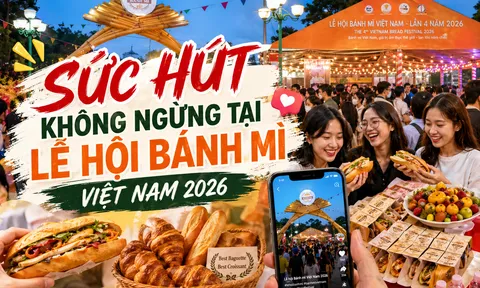 Lễ hội Bánh mì Việt Nam 2026: Không khí bùng nổ tại sự kiện và hiệu ứng lan tỏa mạnh mẽ trên mạng xã hội