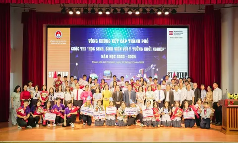 Trường THPT Trần Văn Giàu đạt giải Nhất cuộc thi “Học sinh, sinh viên với ý tưởng khởi nghiệp” TP.HCM 2023