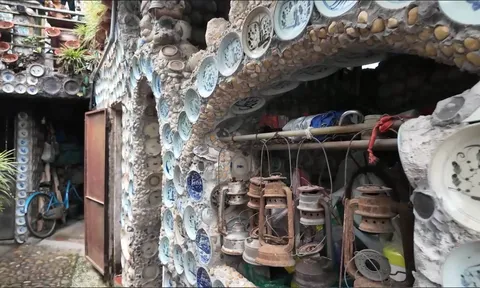 Ngôi nhà 10.000 bát đĩa và câu chuyện giữ ký ức làng quê