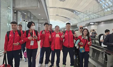 Đoàn Thể thao Việt Nam đã đến Thái Lan, chính thức hành trình tham dự SEA Games 33