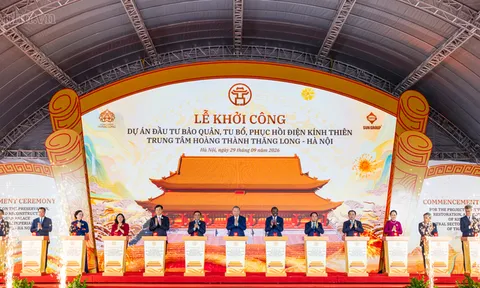 Khởi công dự án bảo quản, tu bổ, phục hồi Điện Kính Thiên