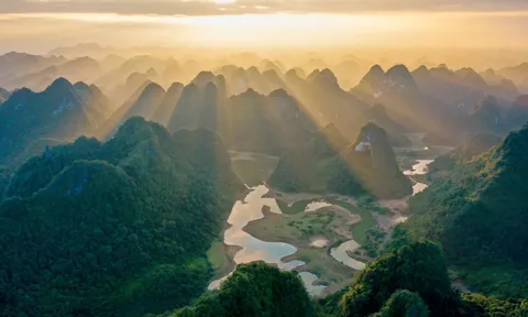 Chiêm ngưỡng vẻ đẹp kỳ vĩ của Cao Bằng từ trên cao