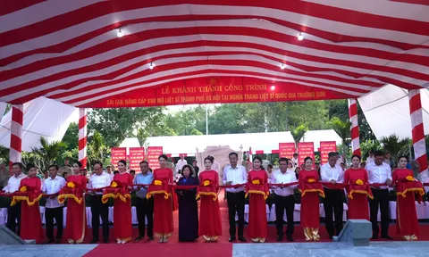 Khánh thành Dự án cải tạo, nâng cấp khu mộ liệt sĩ thành phố Hà Nội tại Nghĩa trang liệt sĩ Quốc gia Trường Sơn