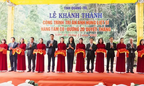 Khánh thành công trình tôn tạo Di tích quốc gia đặc biệt Hang Tám Cô