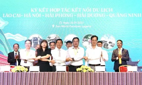 Ký kết hợp tác du lịch 5 tỉnh: Lào Cai, Hà Nội, Hải Dương, Hải Phòng và Quảng Ninh