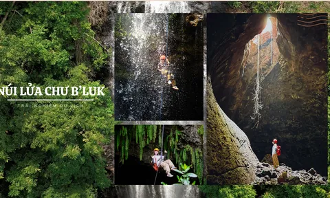 Trekking chinh phục Chư B’lưk, khám phá lòng hang động C9 và vượt thác Lưu Ly