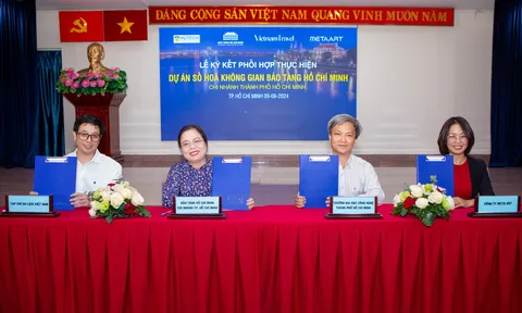 Ký kết hợp tác Dự án Số hóa không gian Bảo tàng Hồ Chí Minh – chi nhánh TPHCM