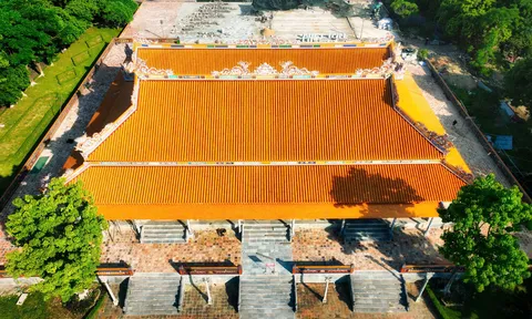 Ngắm nhìn diện mạo điện Thái Hòa sau hơn 3 năm trùng tu