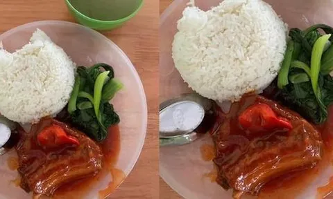 Ngã ngửa với suất cơm sườn giá 120 nghìn đồng tại khu vui chơi Thiên Đường Bảo Sơn
