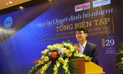 Nhà báo Bùi Văn Khương làm Tổng biên tập Tạp chí Kinh doanh và Phát triển