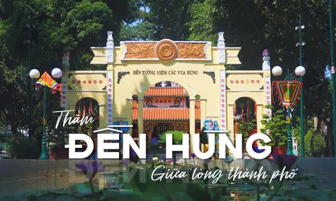 Tri ân Vua Hùng giữa lòng thành phố