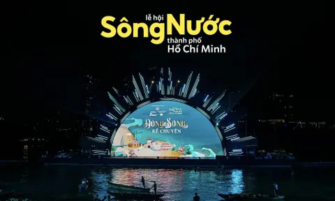 Dấu ấn đặc biệt từ chương trình nghệ thuật Dòng sông kể chuyện trong Lễ hội Sông nước TPHCM 2024