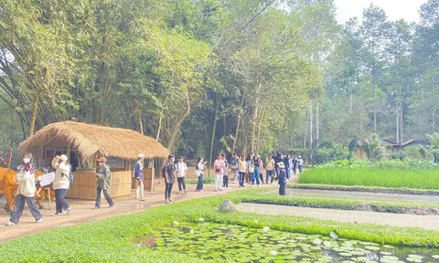 Thanh bình cảnh làng quê xưa tại địa đạo Củ Chi