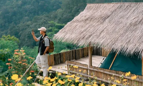 Theo chân du khách Việt khám phá nơi người Thái săn mây