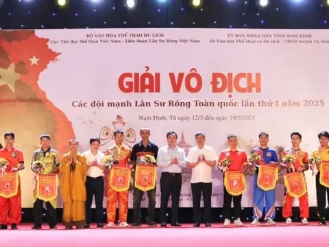 Nam Định rực lửa với Giải Vô địch Lân-Sư-Rồng toàn quốc lần thứ nhất
